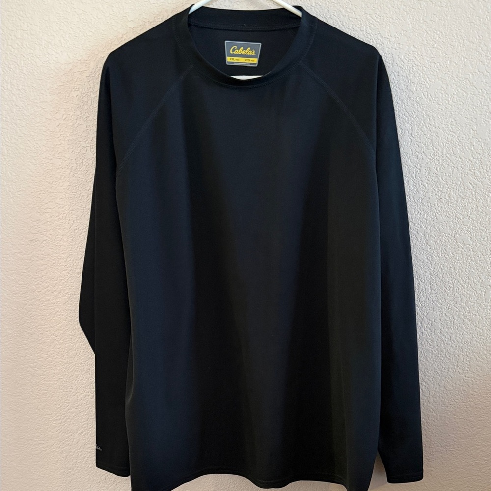 Cabela's Classic Black Long Sleeve Tee